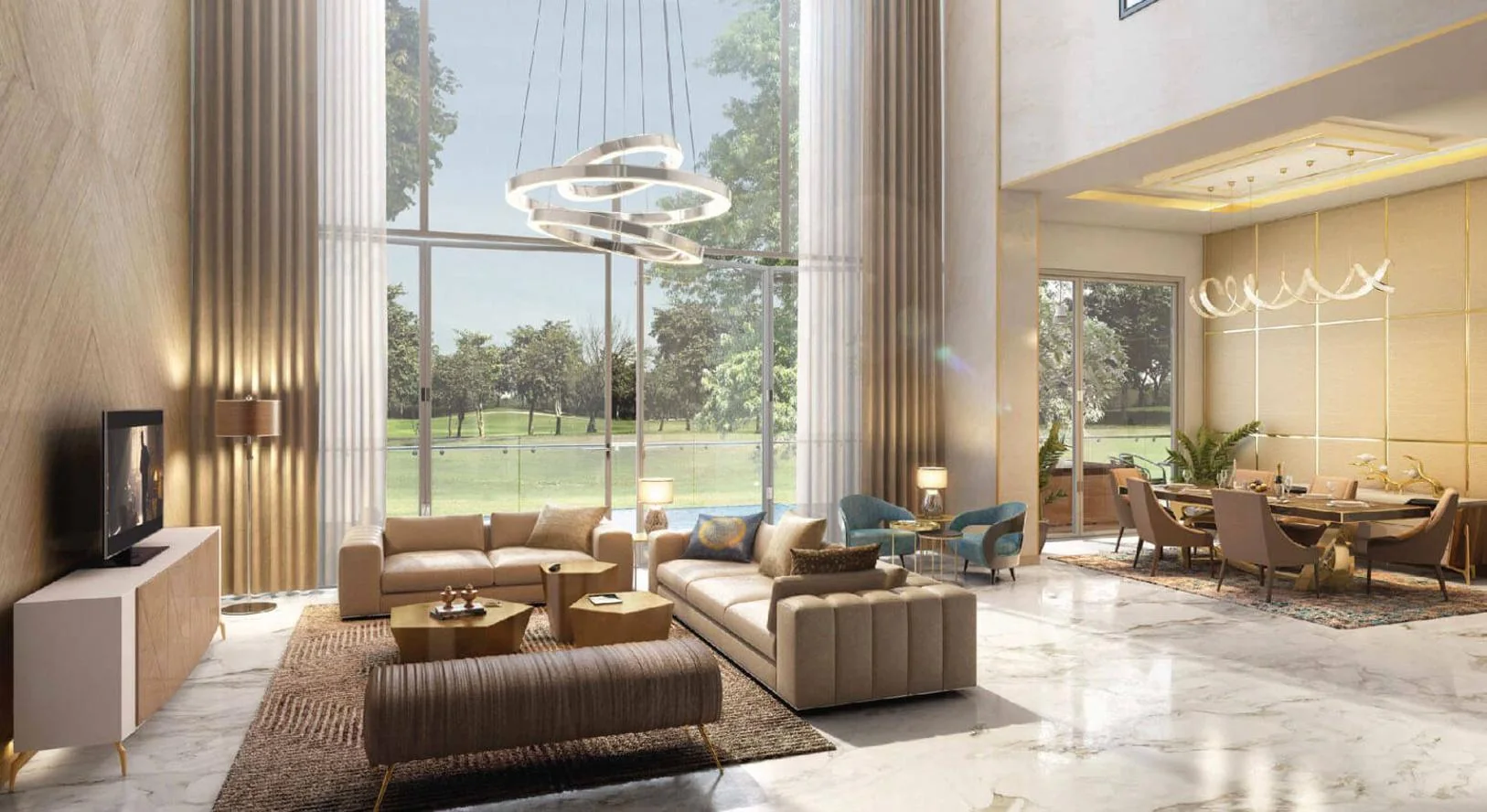 1 BHK Luxe interior