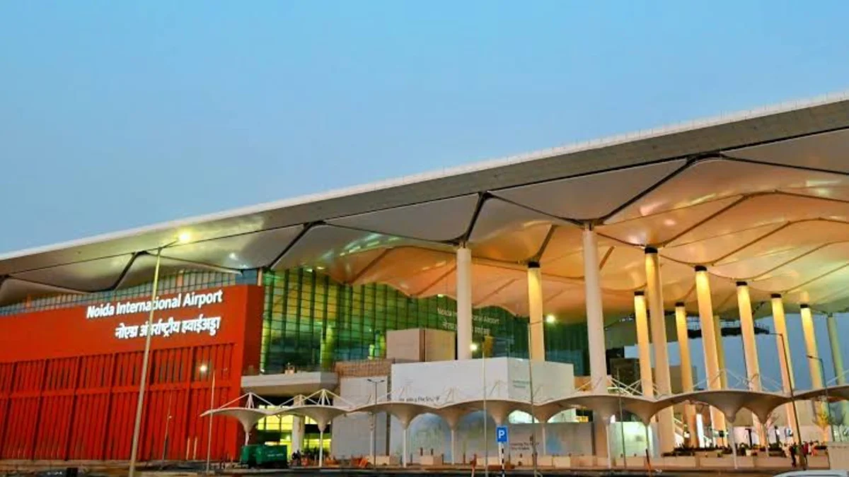 Noida International Airport terminal exterior