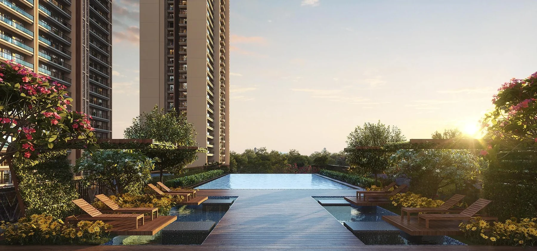 Swimming pool lifestyle visual